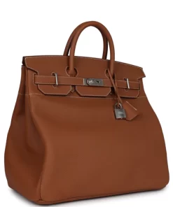 Hermès Birkin HAC 40 Gold Togo Palladium Hardware