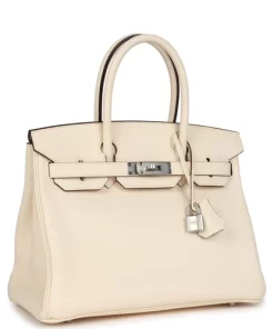 Hermès Birkin 30 Nata Clemence Palladium Hardware