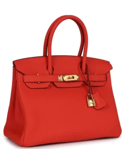 Hermès Birkin 30 Capucine Togo Gold Hardware