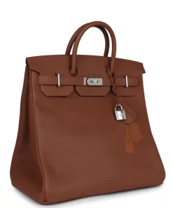 Hermès Coup De Soleil Birkin HAC 40 Gold Togo Palladium Hardware