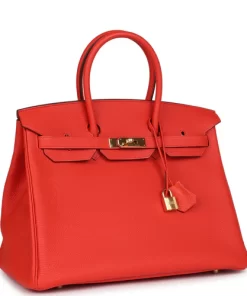 Pre-owned Hermès Birkin 35 Capucine Togo