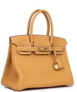 Hermès Birkin 30 Natural Sable Togo Gold Hardware
