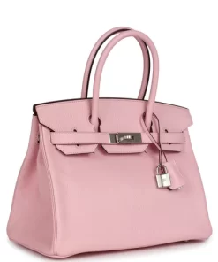 Hermès Special Order (HSS) Birkin 30 Rose Sakura Verso Chèvre Palladium Hardware