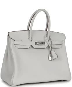 Hermès Birkin 35 Gris Pale Togo Palladium