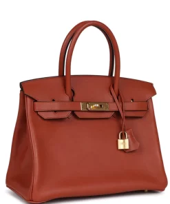 Hermès Birkin 30 Cuivre Taurillon Novillo Gold Hardware
