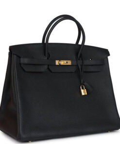 Hermès Birkin 40 Black Togo Gold Hardware