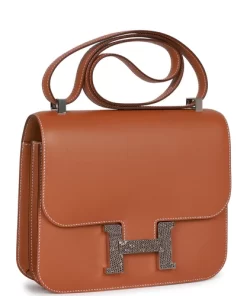 Hermès Constance 24 Gold Madame and Lizard Palladium