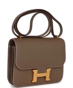 Hermès Constance 18 Etoupe Epsom Gold