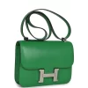 Hermès Constance 1-24 Bambou Chevre Chamkila Palladium