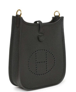 Hermes Evelyne TPM Black Clemence Gold