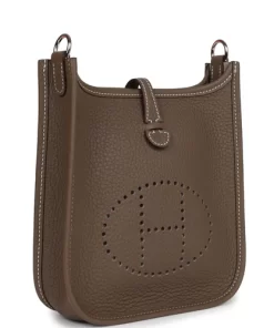 Hermès Evelyne TPM Etoupe Clemence Palladium
