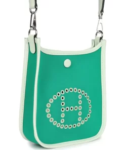 Hermès Neo Evelyne TPM Menthe Officier Canvas and Vert Fizz Swift Palladium