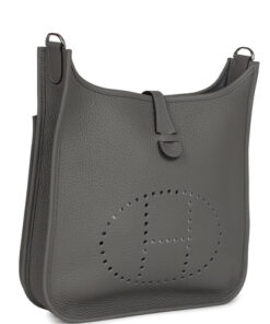 Hermès Evelyne III PM Gris Meyer Clemence Palladium