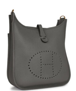 Hermès Evelyne III PM Gris Meyer Clemence Gold