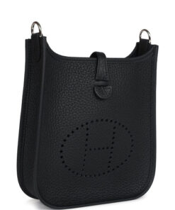 Hermès Evelyne TPM Black Clemence Palladium Hardware