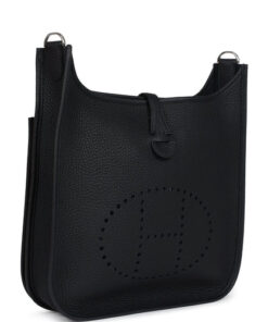 Hermès Evelyne III PM Black Clemence Palladium
