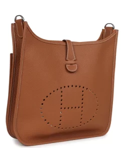 Hermes Evelyne III PM Gold Clemence Palladium