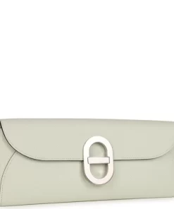 Hermès Chaine d'Ancre Wallet to Go Vert Fizz Epsom Palladium Hardware