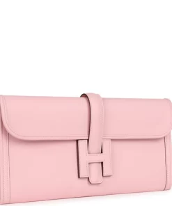 Hermès Jige Elan 29 Rose Sakura Swift