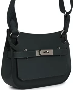 Hermes Mini Jypsiere Vert Fonce Swift Palladium Hardware
