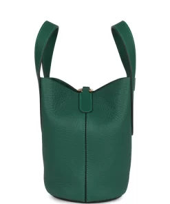 Hermès In-The-Loop 18 Vert Moyen Clemence/Swift Gold