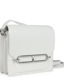Hermès Mini Roulis New White Evercolor