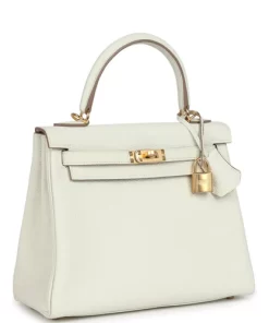 Hermès Kelly Retourne 25 Mushroom Togo Gold Hardware
