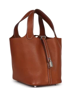 Hermès Picotin Lock 18 Fauve Barenia Faubourg Palladium