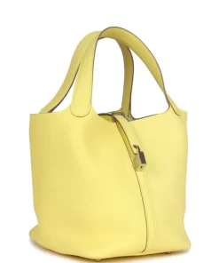 Hermès Picotin Lock 22 Limoncello Clemence